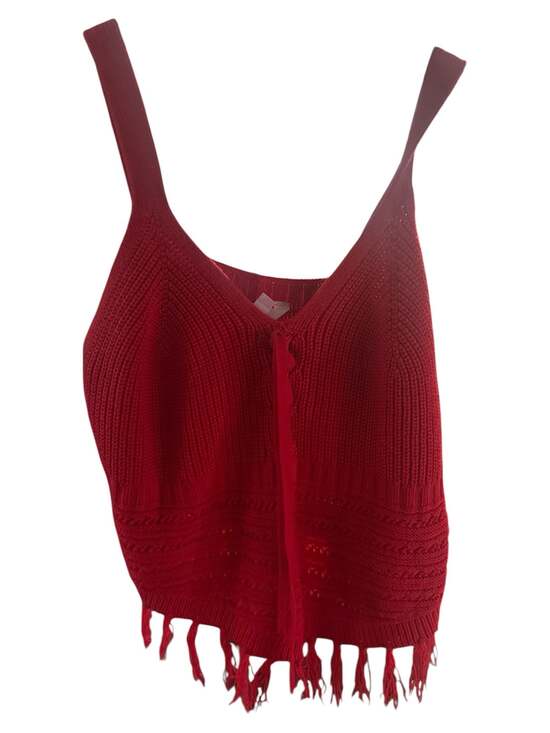 No Boundaries Tops - No Boundaries Women's Sweater Tank Top with Fringe Hem, Boho Style, Plus Sizes A